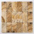 Latravonya Travertine 3x6 Tumbled Travertine Tile close-up