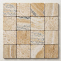 Latravonya Travertine 4x4 Tumbled Travertine Tile close-up
