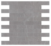 Lava Natural Grey 3x12 Bullnose Matte Porcelain Trim