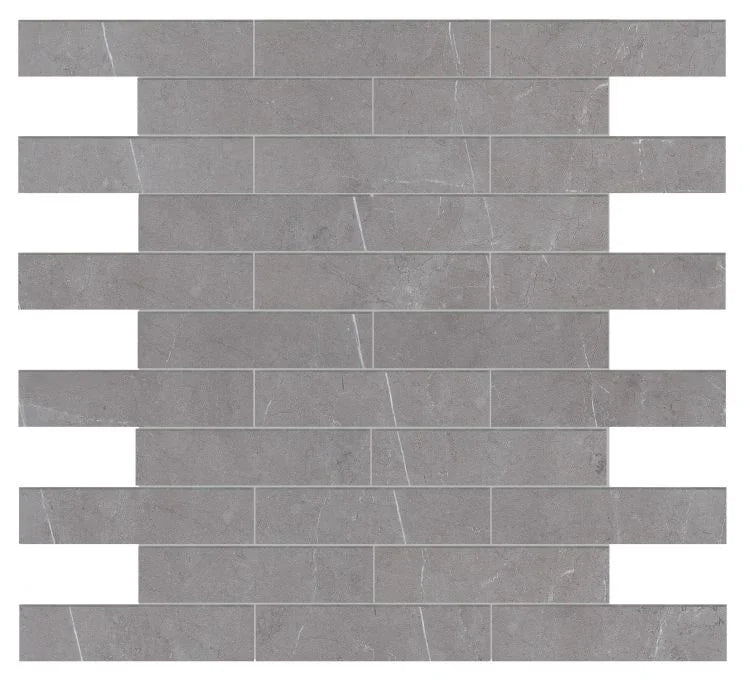 Lava Natural Grey 3x12 Bullnose Matte Porcelain Trim