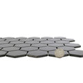 Le Cafe Black 12.75x11 2x2 Hex Porcelain Mosaic