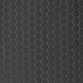 Le Cafe Black 1x1 Hex 11.25x10.25 Porcelain Mosaic