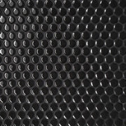 Le Cafe Black 3/4 inch Penny Round Gloss Porcelain Mosaic Tile