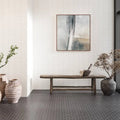 Le Cafe Cross & Star Black 12x12 Matte Glass Mosaic