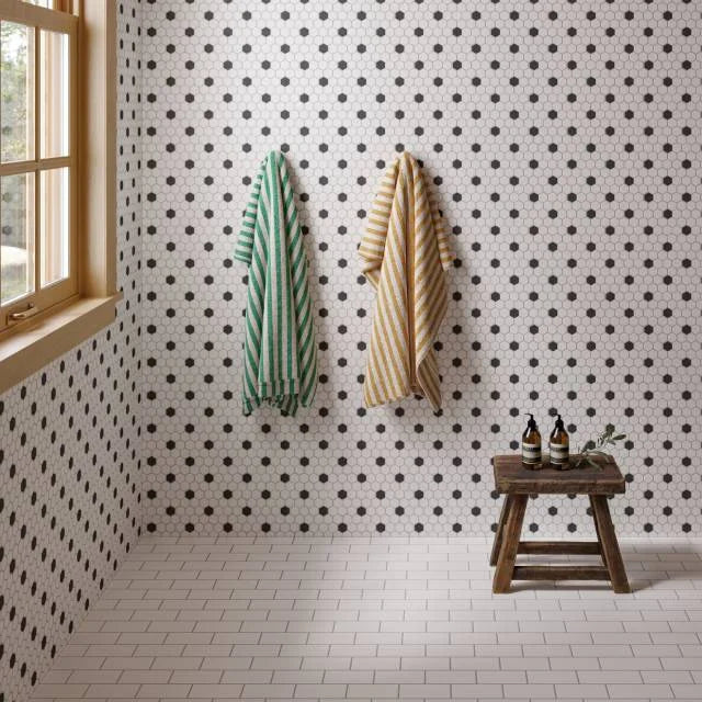 Le Cafe Deco Design 3 Matte 12x10.25 Porcelain Mosaic