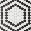 Le Cafe Deco Design 4 1x1 Matte Porcelain Mosaic Tile
