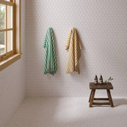 Le Cafe White 12.25x10.75 Diamond Matte Glass Mosaic