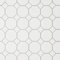 Le Cafe Octagon White Matte 11.75x11.75 Porcelain Mosaic