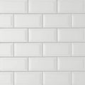 Le Cafe White 11.75x11.5 2x4 Bevel Off Set Mesh Mount Matte Glass Mosaic