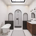 Le Cafe White 12.5x11.5 3/4" Penny Round Gloss Glass Mosaic