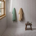 Le Cafe White/Black 11.75x11.75 Octagon Matte Porcelain Mosaic