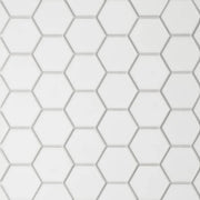 Le Cafe White 2x2 Hex Porcelain Mosaic