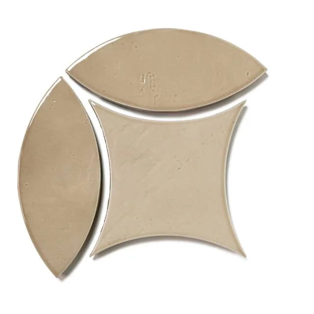 Legacy Kite Linen 6.5x6.5 Gloss Porcelain Tile