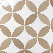 Legacy Kite White 6.5x6.5 Gloss Ceramic Tile