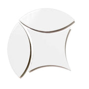 Legacy Kite White 6.5x6.5 Gloss Ceramic Tile