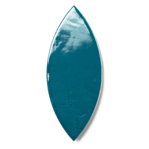 Legacy Petal Aquamarine 8x3 Gloss Ceramic Tile