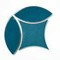 Legacy Petal Aquamarine 8x3 Gloss Ceramic Tile