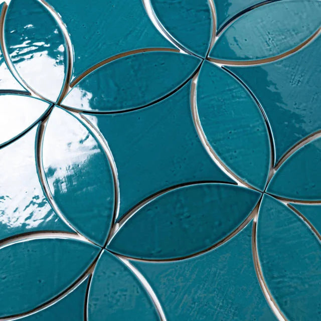 Legacy Kite Aquamarine 6.5x6.5 Gloss Ceramic Tile