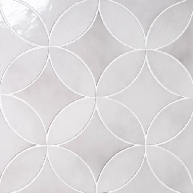 Legacy Petal Pearl 8x3 Gloss Ceramic Tile