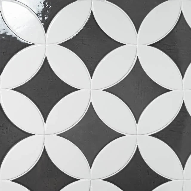 Legacy Petal White 3x8 Gloss Ceramic Tile