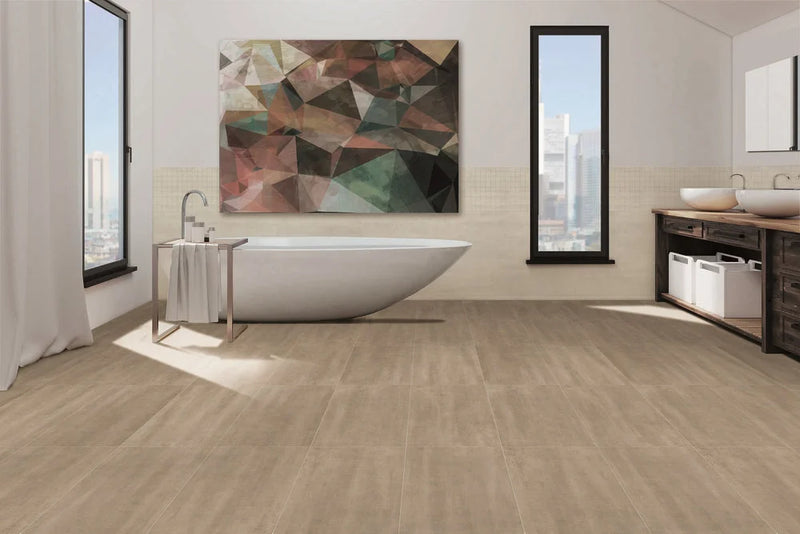 Legacy 12x24 Taupe Semi Polished Porcelain Wall & Floor Tile