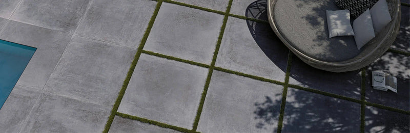 LeGarage Series Grey 40x40 Porcelain Tile