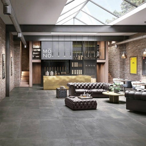 LeGarage Series Grey 24x48 Porcelain Tile