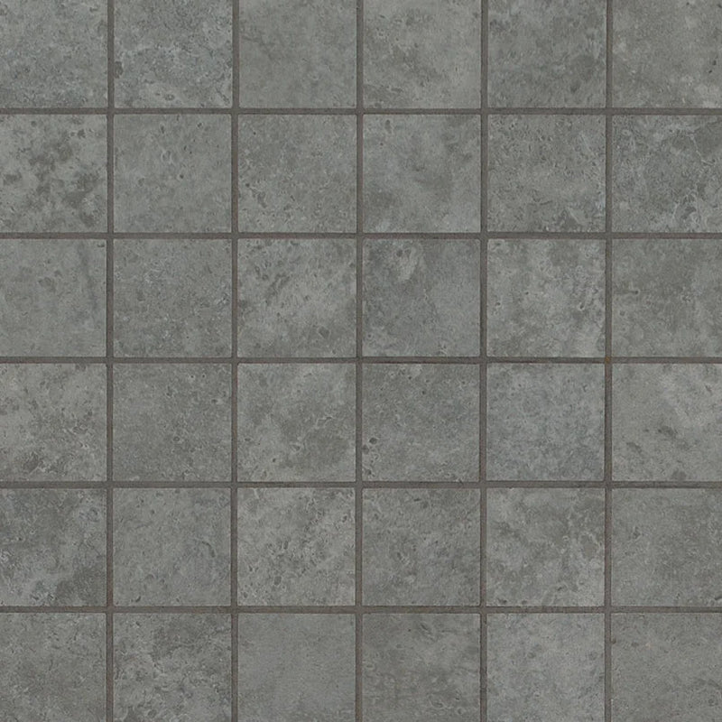 Legions Lunar Silver 2x2 Matte Porcelain Mosaic Tile