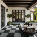 Legions Midnight Montage 2x2 Matte Porcelain Mosaic Tile