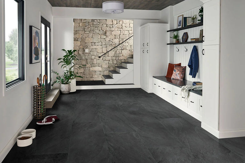 Legions Midnight Montage 24x24 Matte Porcelain Tile