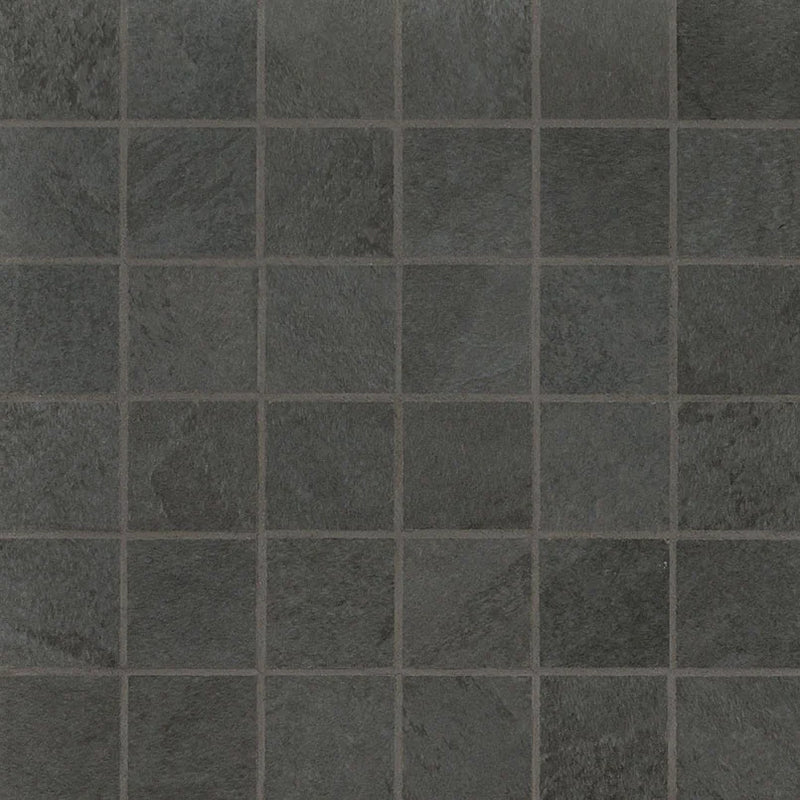Legions Midnight Montage 2x2 Matte Porcelain Mosaic Tile