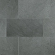 Legions Midnight Montage Black 24x48 Matte Porcelain Tile