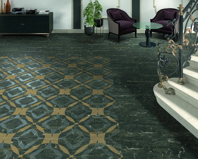 Leonardo Black 23.6x23.6 Porcelain Tile