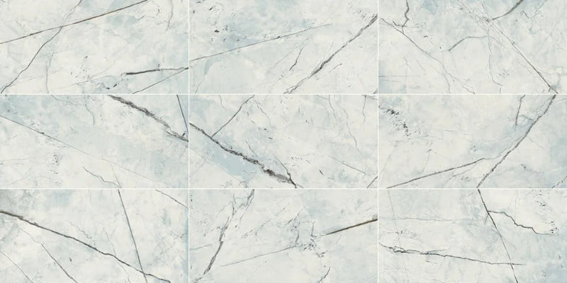 Light Calacatta 23.6x47.2 Polished Porcelain Tile