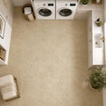 Light Emprador Marble Tile 12x12 Polished — Laundry Room floor