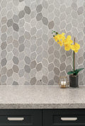 Lilly Pad Misc. Honed 0.38 Inch Limestone Mosaic Tile