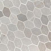 Lilly Pad Misc. Honed 0.38 Inch Limestone Mosaic Tile