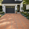 Lincoln 16x16 Natural Terracota Paver — Front Yard driveway