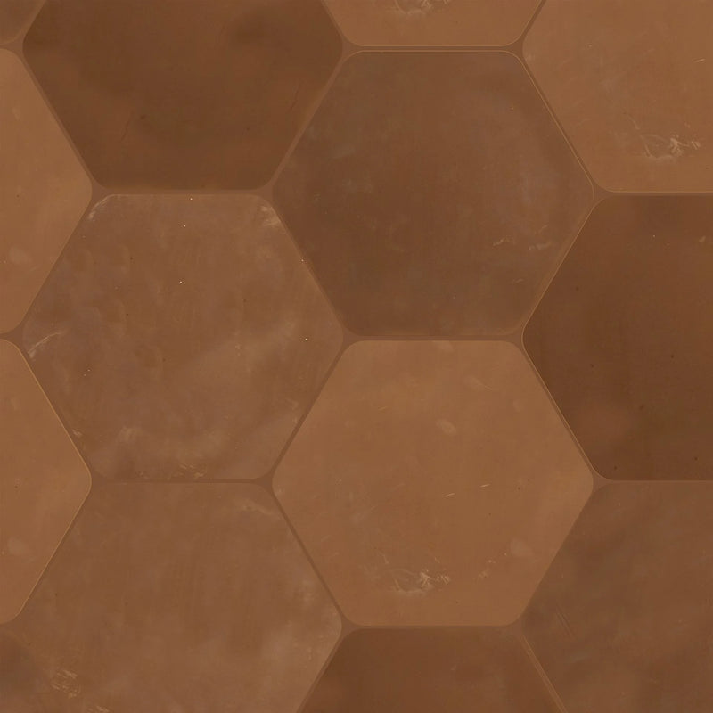 Lincoln Hexagon 12x12 Natural Terracota Paver