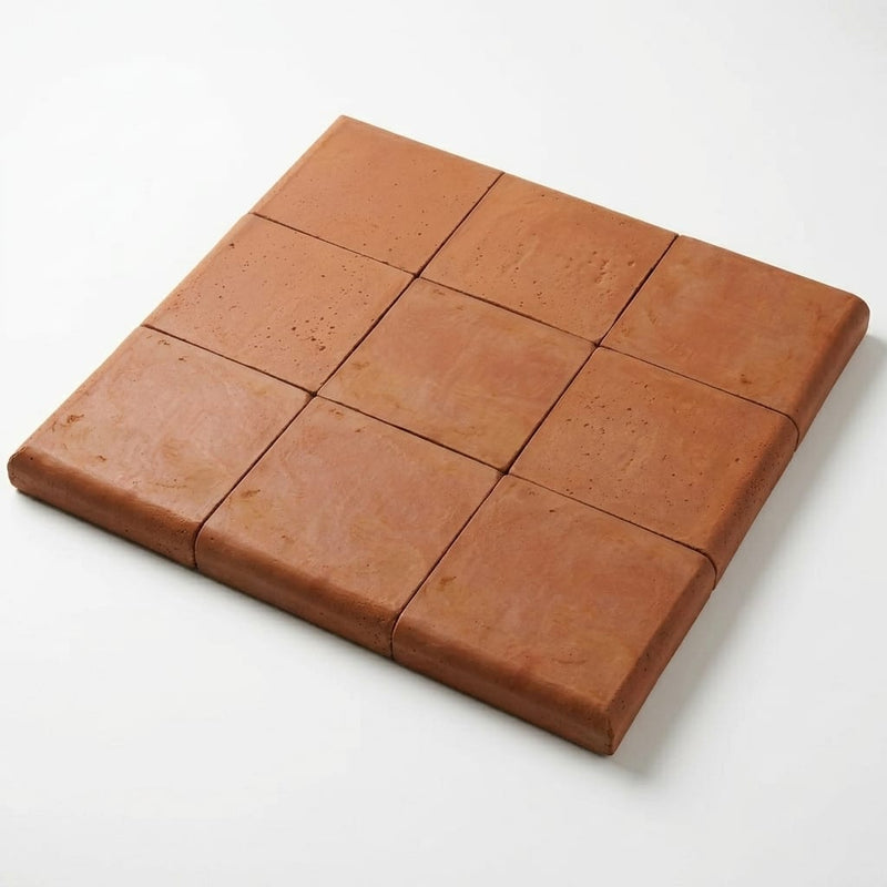 Lincoln Stair Coping 12x12 Natural Terracota Paver close-up