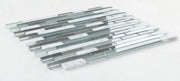 Linear Glass Blue 1x2 Mosaic