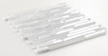 Linear Carrara White 11.75x12 Glass Mosaic