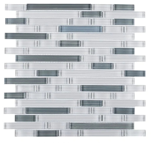 Linear Glass Grey Label 11.75x12 Mosaic