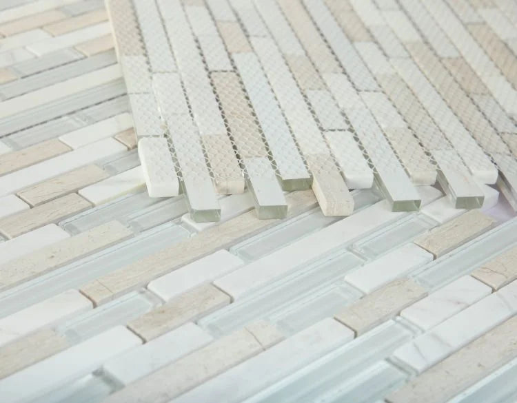 Linear Loft 11.75x11.75 Glass Mosaic