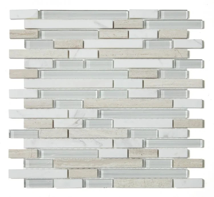 Linear Loft 11.75x11.75 Glass Mosaic