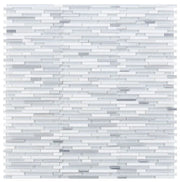 Linear Montage Light 11.75x12 Glass Mosaic