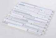 Linear Montage Light 11.75x12 Glass Mosaic