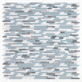 Linear Montage Sky 11.75x12 Glass Mosaic