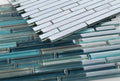 Linear Rain Heavy 11.75x12 Glass Mosaic