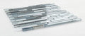 Linear Rain Sky 11.75x12 Glass Mosaic